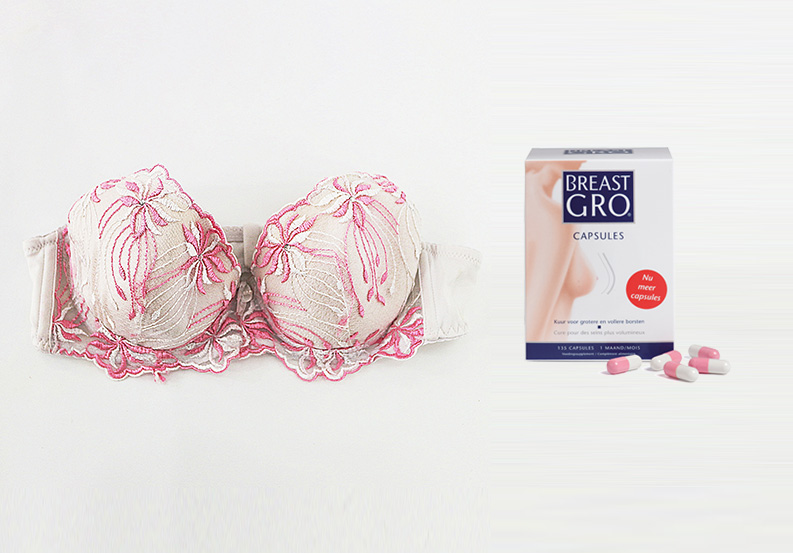 BreastGro voedingssupplement voor een natuurlijk borstversteviging en/of borstvergroting